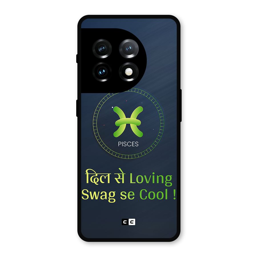 Pisces Swag Metal Back Case for OnePlus 11