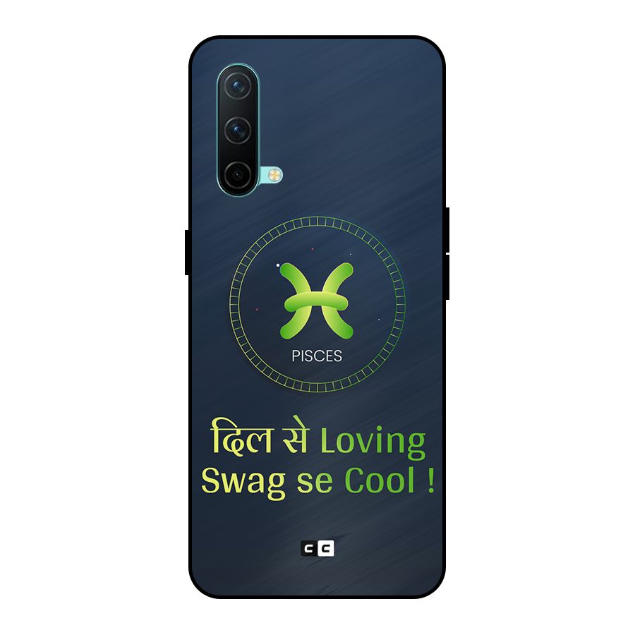 Pisces Swag Metal Back Case for OnePlus Nord CE 5G