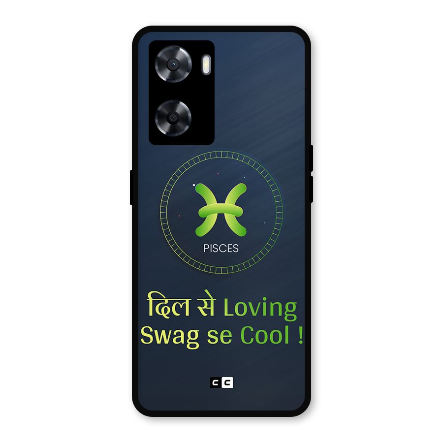 Pisces Swag Metal Back Case for OnePlus Nord N20 SE