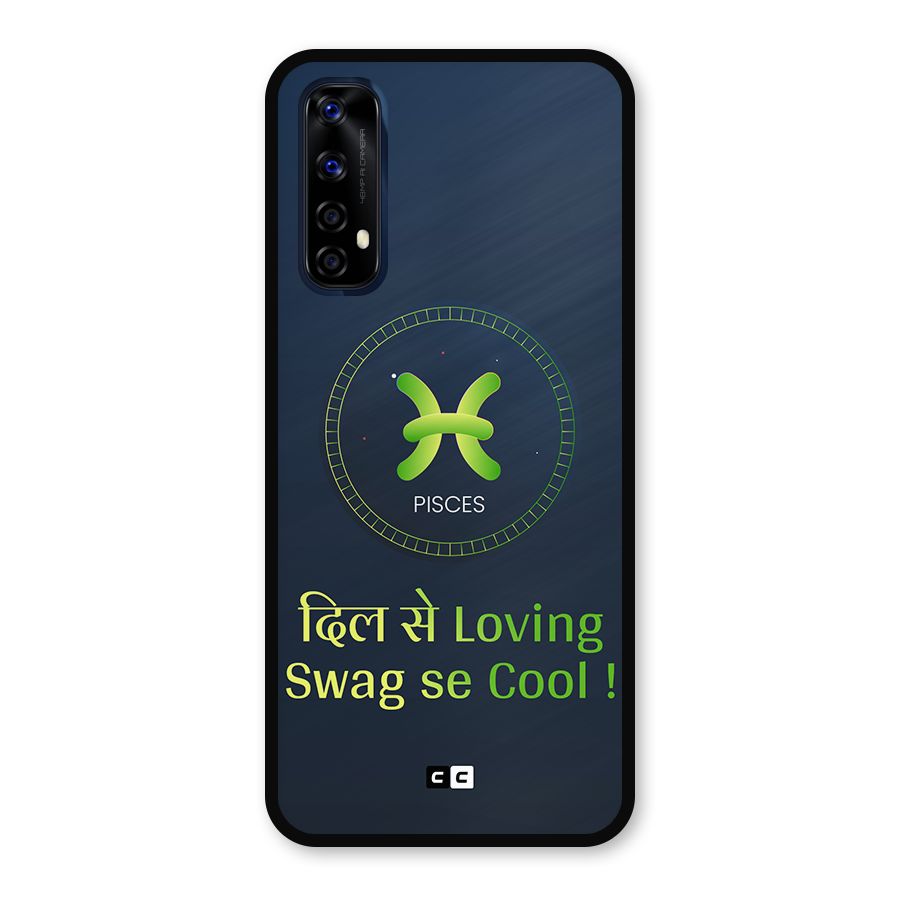 Pisces Swag Metal Back Case for Realme 7