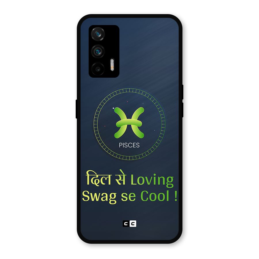 Pisces Swag Metal Back Case for Realme GT 5G