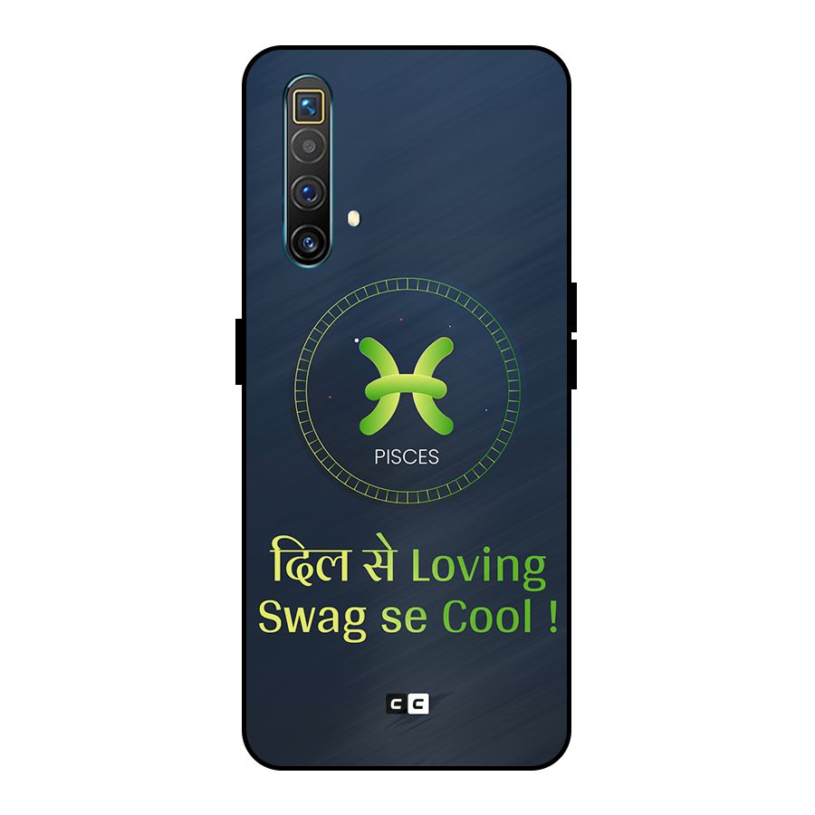 Pisces Swag Metal Back Case for Realme X3