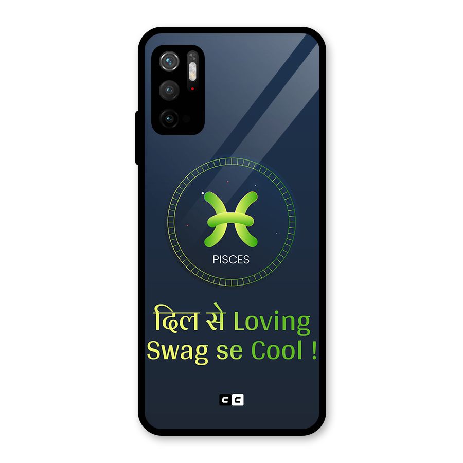 Pisces Swag Metal Back Case for Redmi Note 10T 5G