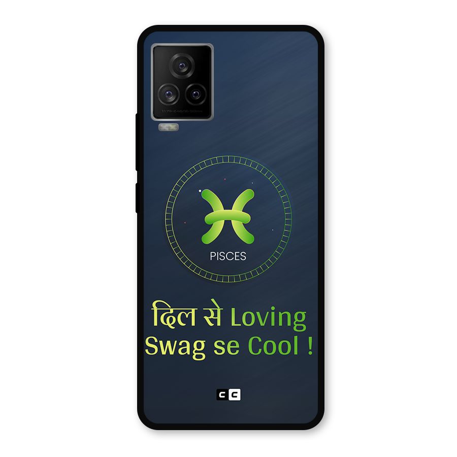 Pisces Swag Metal Back Case for iQOO 7 Legend 5G