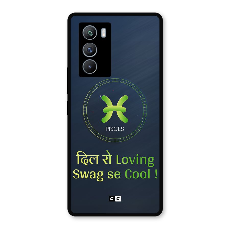 Pisces Swag Metal Back Case for iQOO 9 SE