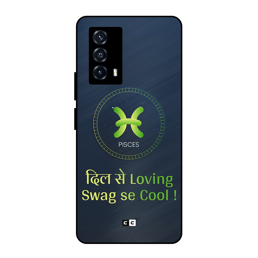 Pisces Swag Metal Back Case for iQOO Z5