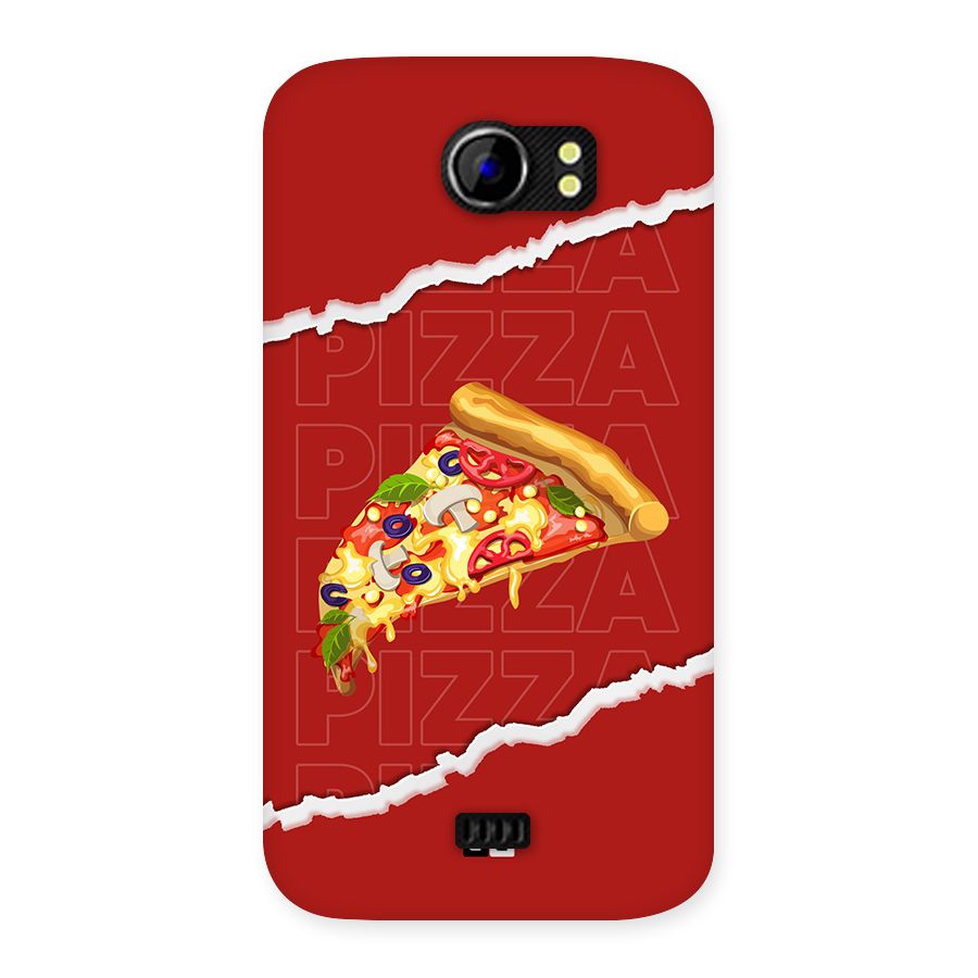 Pizza Lover Back Case for Canvas 2 A110