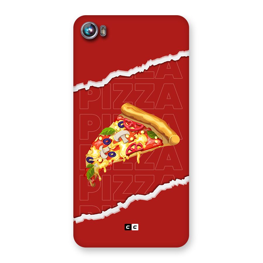 Pizza Lover Back Case for Canvas Fire 4 (A107)