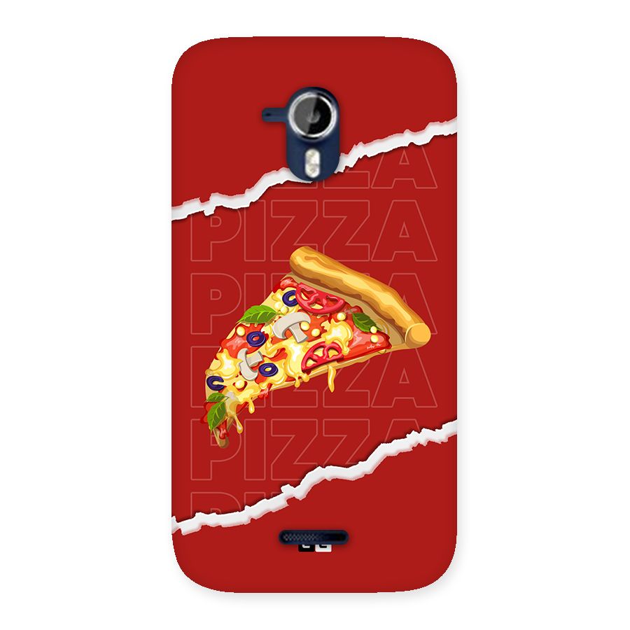 Pizza Lover Back Case for Canvas Magnus A117