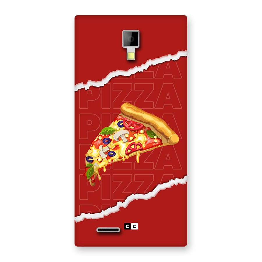 Pizza Lover Back Case for Canvas Xpress A99