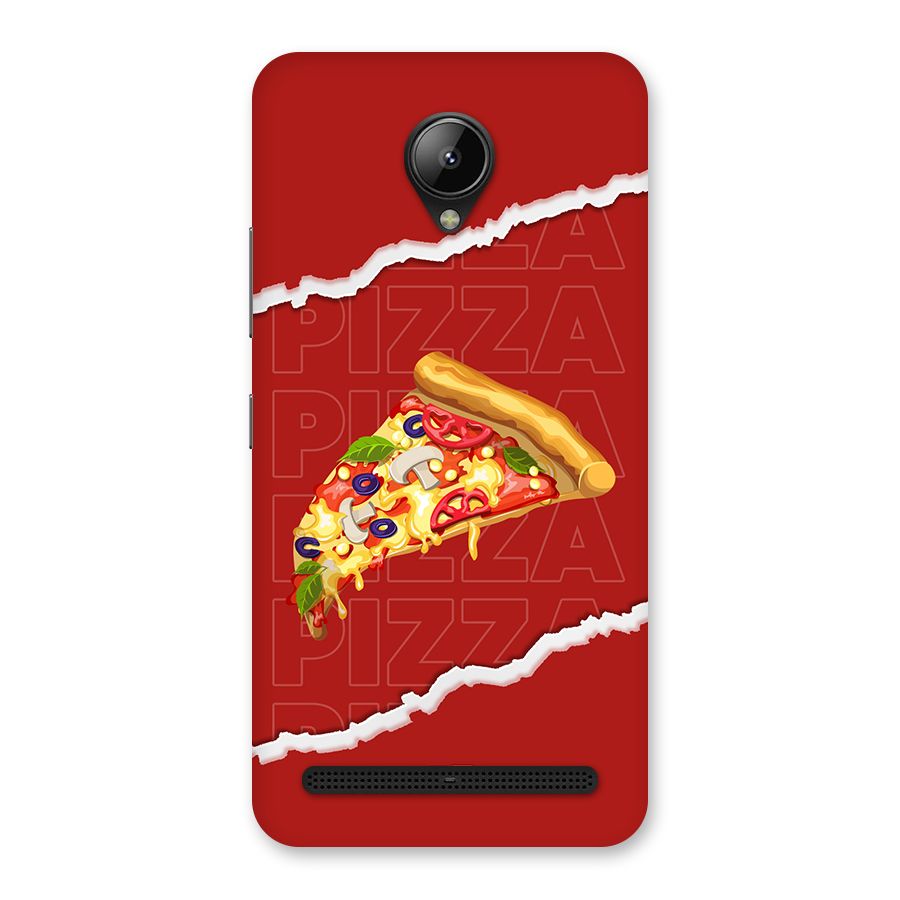 Pizza Lover Back Case for Lenovo C2