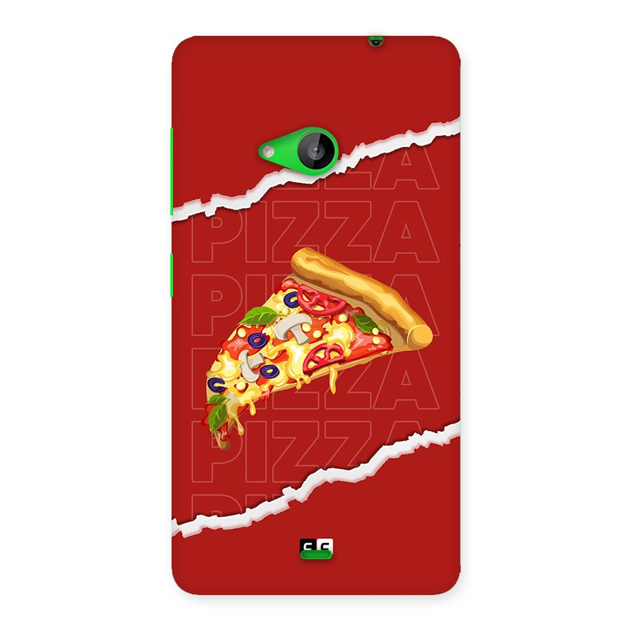 Pizza Lover Back Case for Lumia 535
