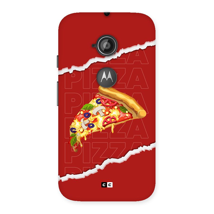 Pizza Lover Back Case for Moto E 2nd Gen