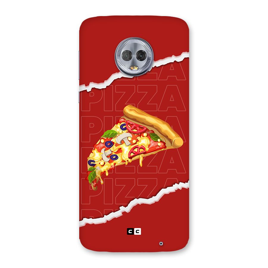 Pizza Lover Back Case for Moto G6 Plus