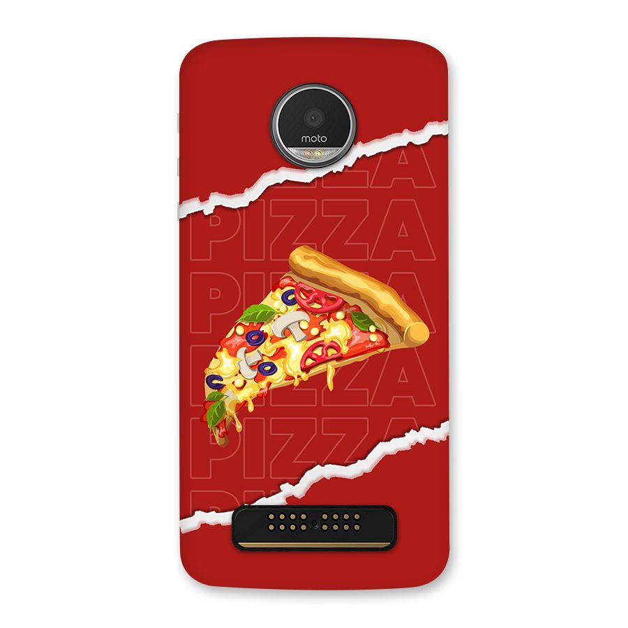 Pizza Lover Back Case for Moto Z Play