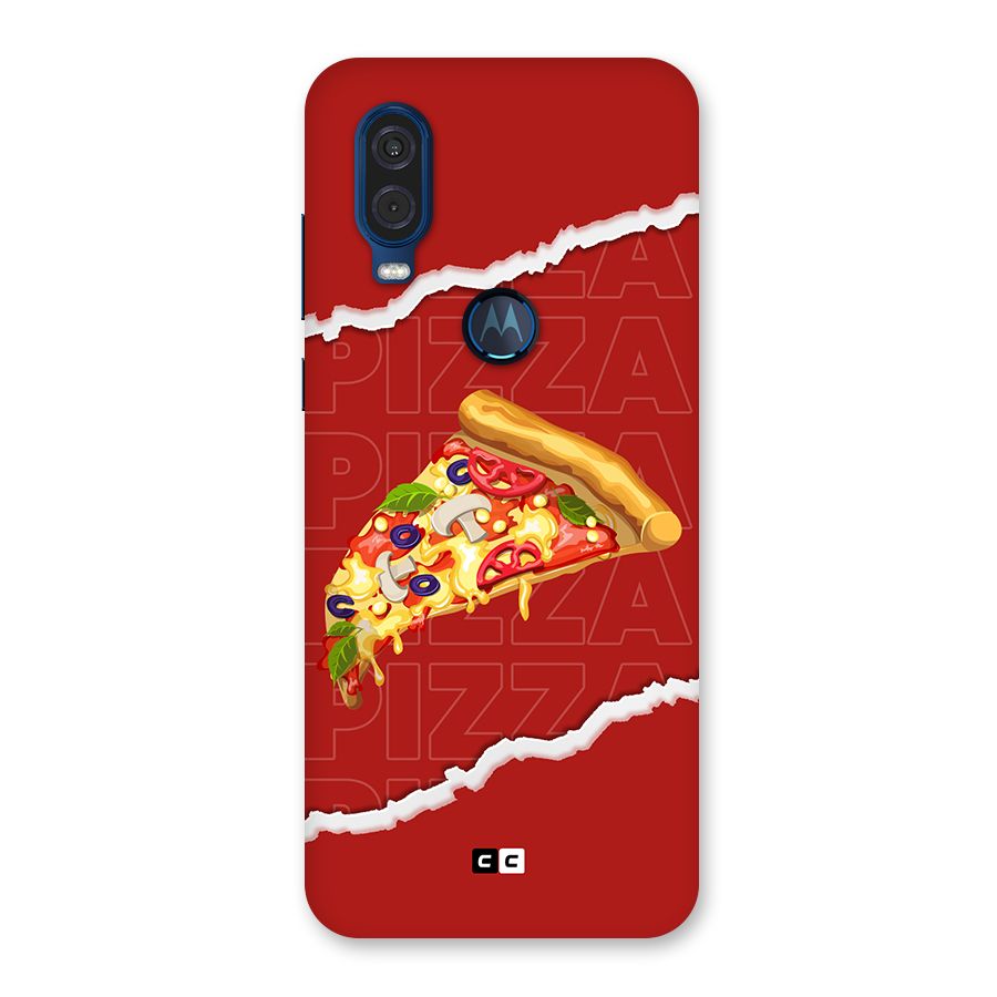 Pizza Lover Back Case for Motorola One Vision
