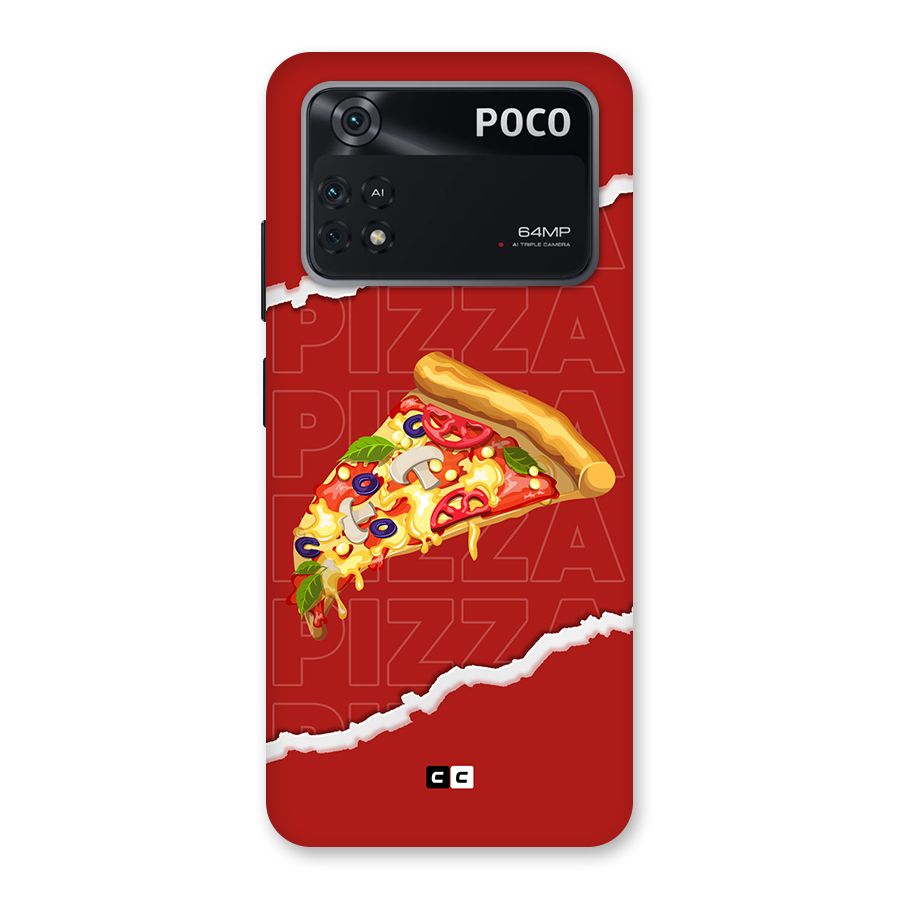 Pizza Lover Back Case for Poco M4 Pro 4G