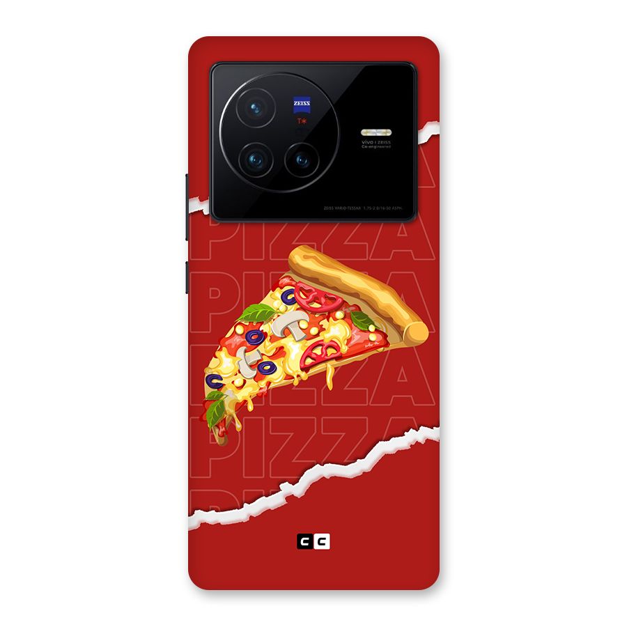 Pizza Lover Back Case for Vivo X80