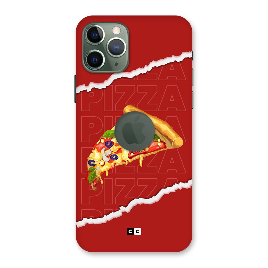 Pizza Lover Back Case for iPhone 11 Pro Logo Cut