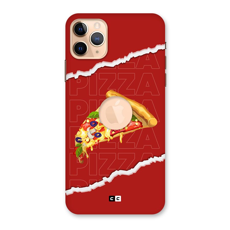 Pizza Lover Back Case for iPhone 11 Pro Max Logo Cut