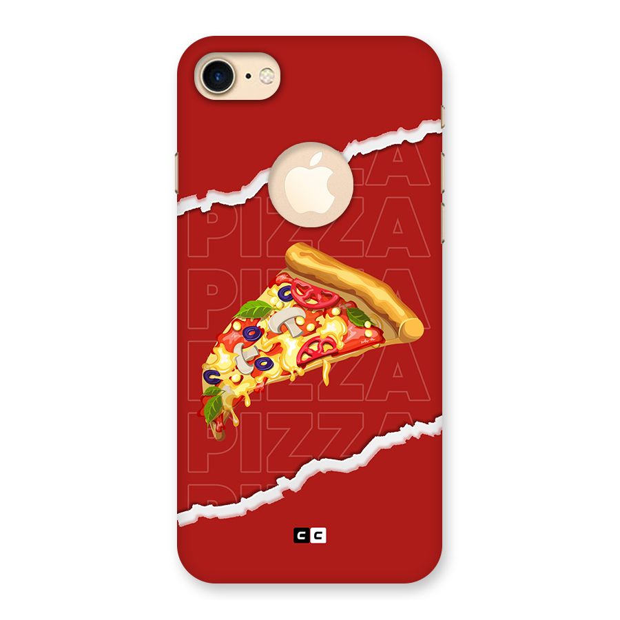 Pizza Lover Back Case for iPhone 7 Logo Cut