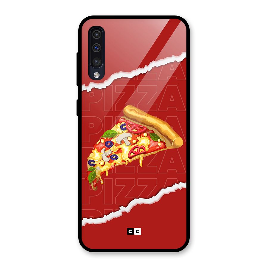 Pizza Lover Glass Back Case for Galaxy A30s