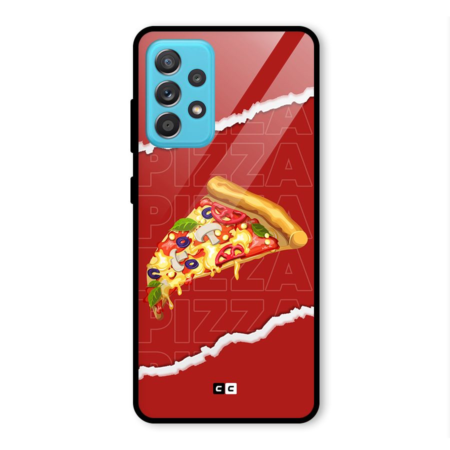 Pizza Lover Glass Back Case for Galaxy A52s 5G