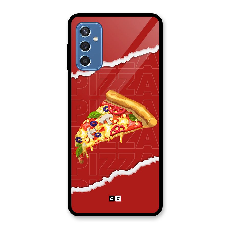 Pizza Lover Glass Back Case for Galaxy M52 5G