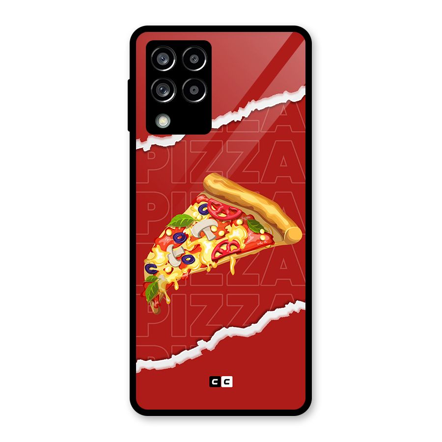 Pizza Lover Glass Back Case for Galaxy M53 5G