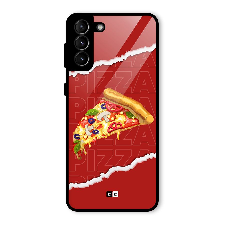 Pizza Lover Glass Back Case for Galaxy S21 Plus