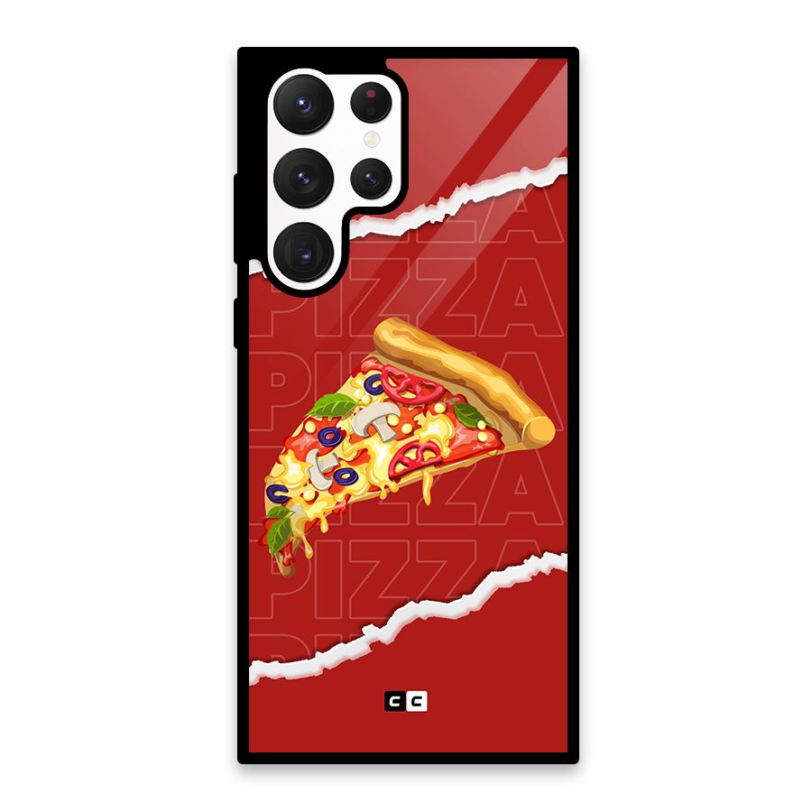 Pizza Lover Glass Back Case for Galaxy S22 Ultra 5G