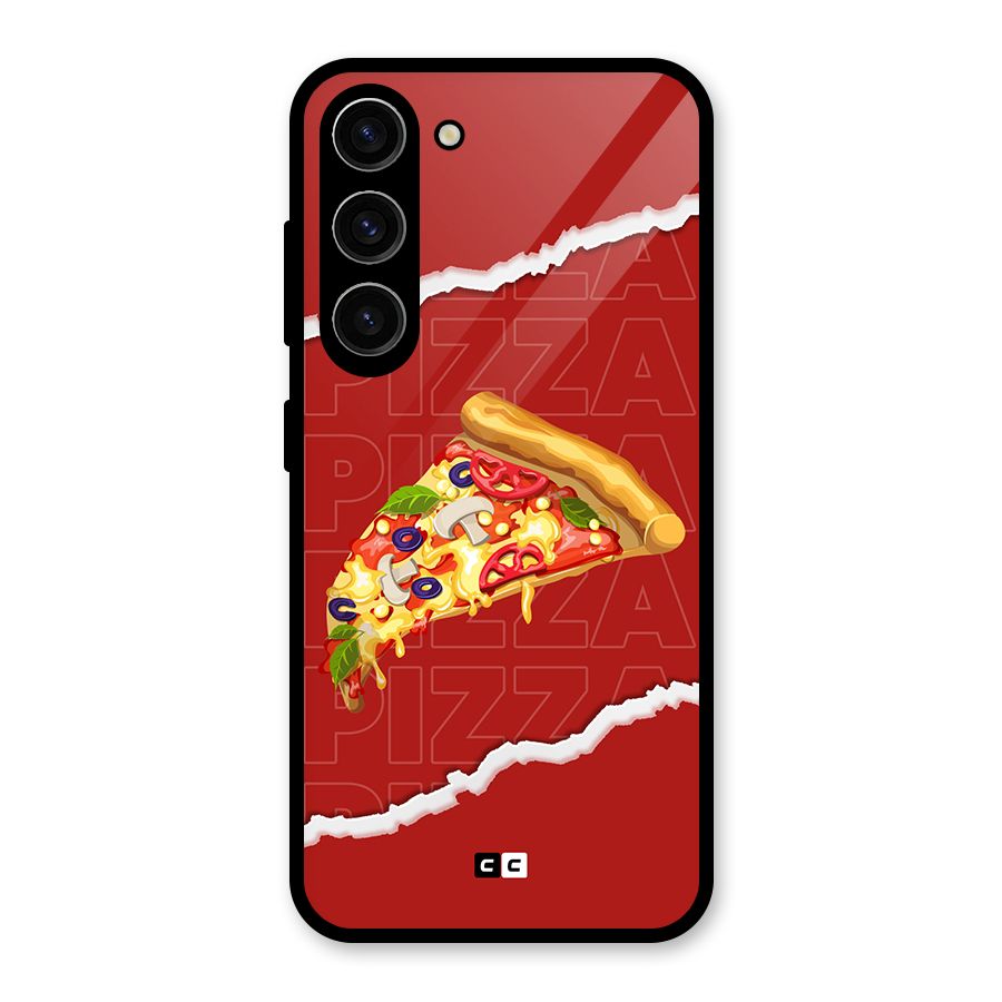 Pizza Lover Glass Back Case for Galaxy S23