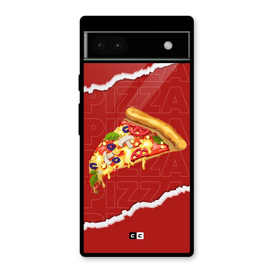 Pizza Lover Glass Back Case for Google Pixel 6a