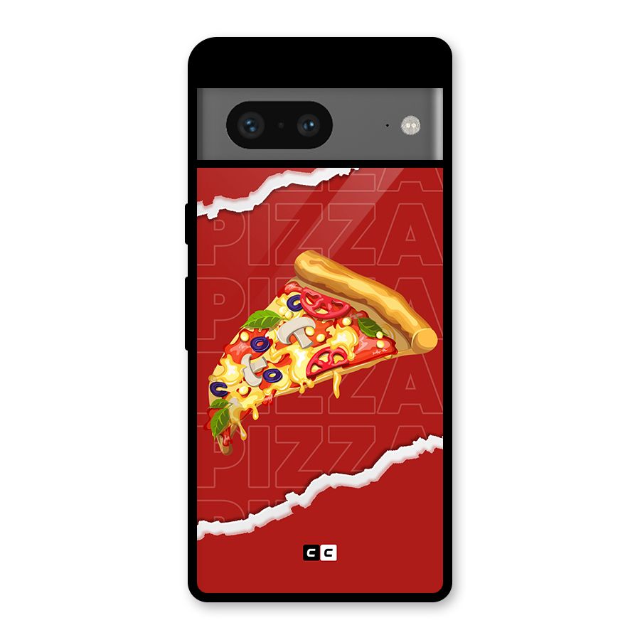 Pizza Lover Glass Back Case for Google Pixel 7
