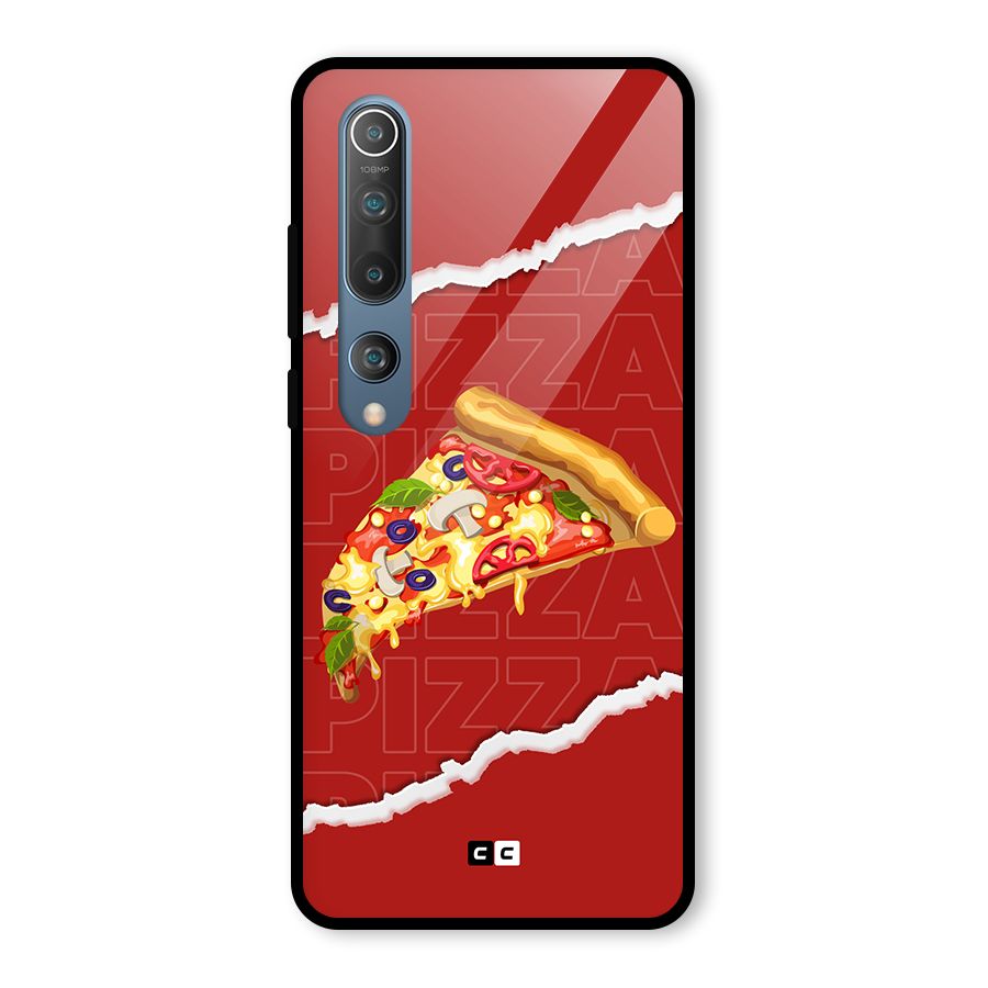Pizza Lover Glass Back Case for Mi 10