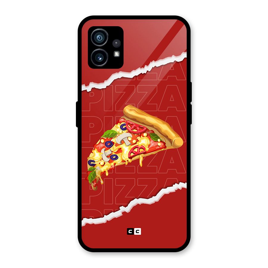 Pizza Lover Glass Back Case for Nothing Phone 1