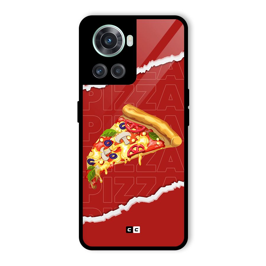 Pizza Lover Glass Back Case for OnePlus 10R