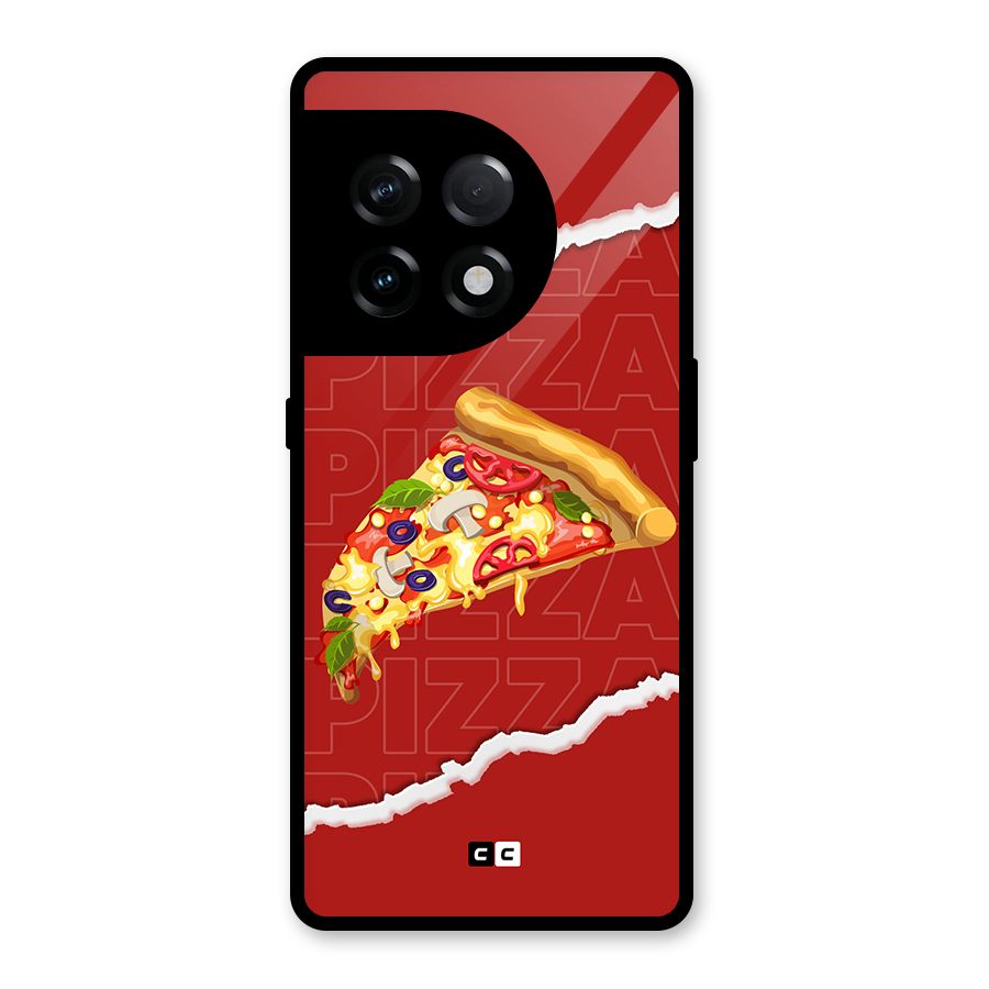Pizza Lover Glass Back Case for OnePlus 11R