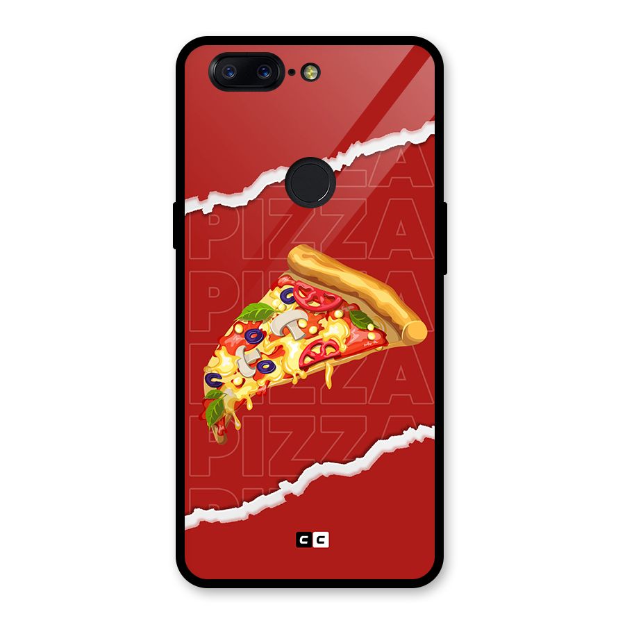 Pizza Lover Glass Back Case for OnePlus 5T