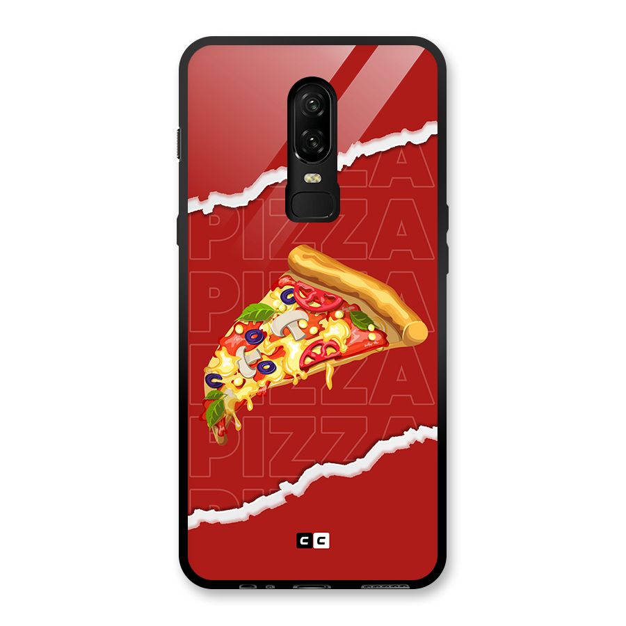 Pizza Lover Glass Back Case for OnePlus 6
