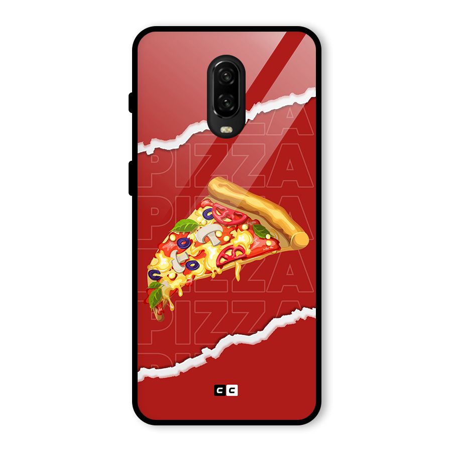 Pizza Lover Glass Back Case for OnePlus 6T