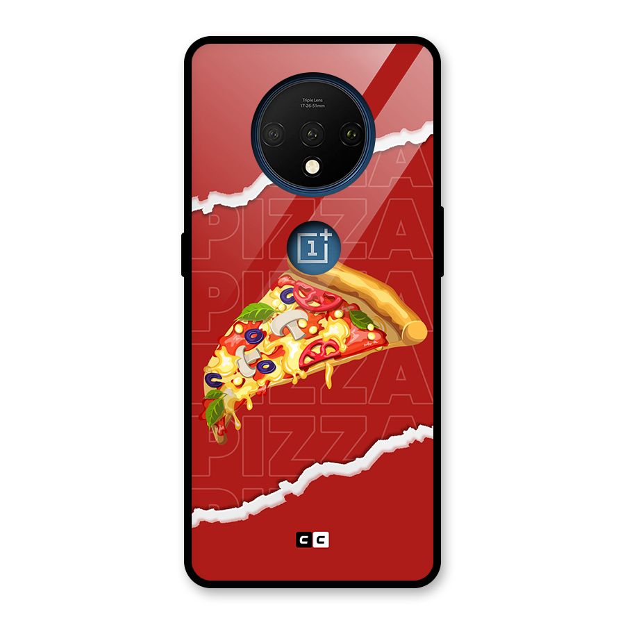 Pizza Lover Glass Back Case for OnePlus 7T