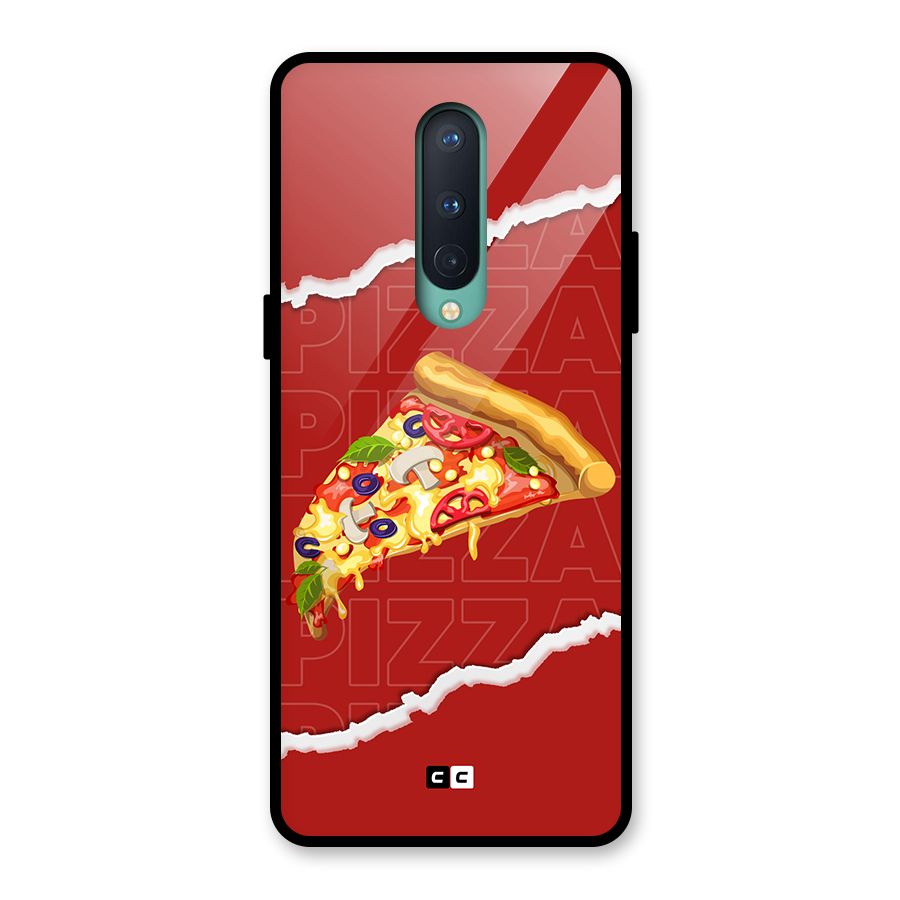 Pizza Lover Glass Back Case for OnePlus 8