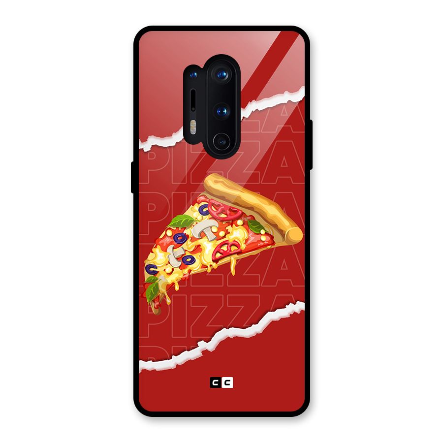 Pizza Lover Glass Back Case for OnePlus 8 Pro