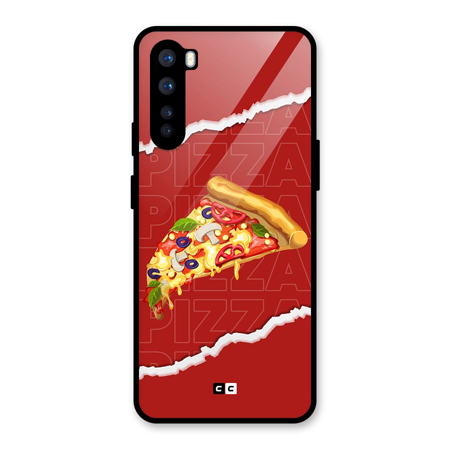 Pizza Lover Glass Back Case for OnePlus Nord