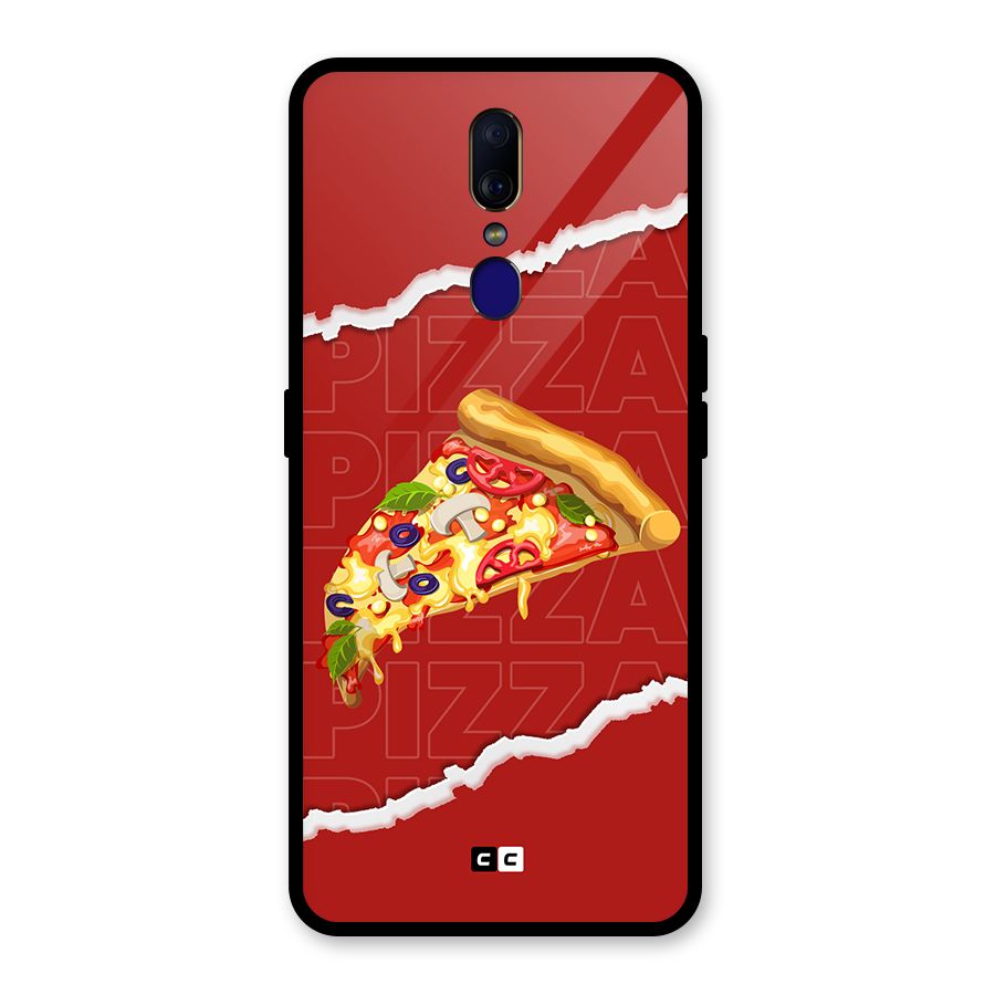 Pizza Lover Glass Back Case for Oppo F11