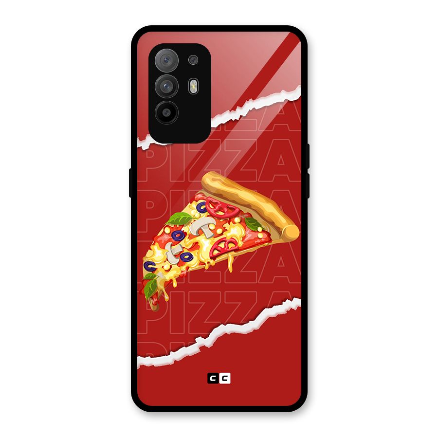 Pizza Lover Glass Back Case for Oppo F19 Pro Plus 5G