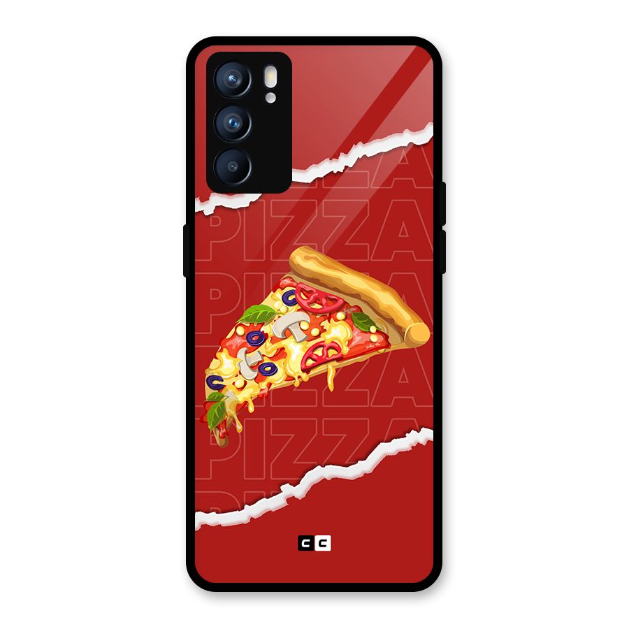 Pizza Lover Glass Back Case for Oppo Reno6 5G