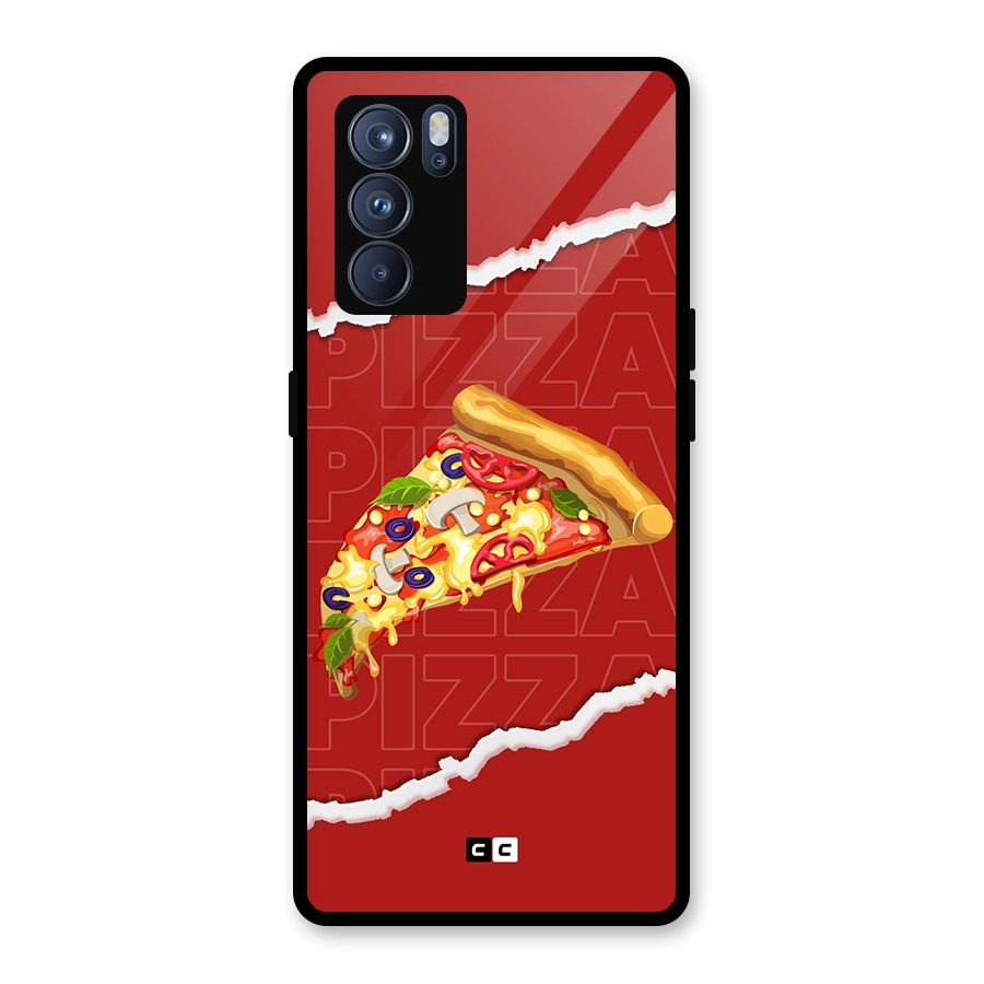 Pizza Lover Glass Back Case for Oppo Reno6 Pro 5G