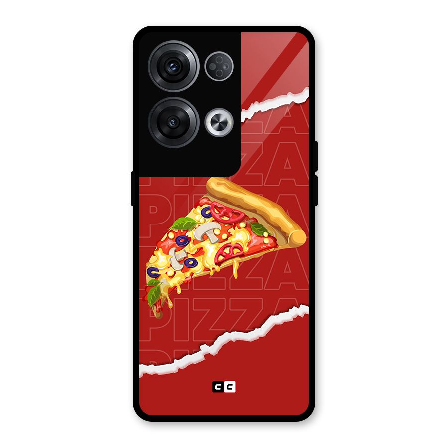 Pizza Lover Glass Back Case for Oppo Reno8 Pro 5G